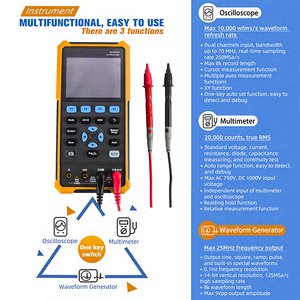 XINTAI XINTEST HT-780C ออสซิลโลสโคปแบบพกพา มัลติมิเตอร์ดิจิตอลอเนกประสงค์ ความไวสูงและความแม่นยำสูง - Product Image 5