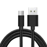 Câble de charge Micro USB Android en nylon, charge rapide 3A, conducteur en cuivre pur, cordon de données pour téléphone portable et alimentation de haut-parleur