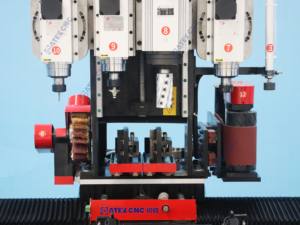 Machine de tour à bois CNC à configurations élevées 1530-7T tour à bois CNC avec <span class=keywords><strong>logiciel</strong></span> de conception CAD/CAM - Product Image 4