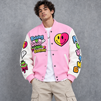 Fabricant de vestes universitaires personnalisées, patch brodé graphique, veste de baseball Letterman, streetwear, veste pour homme