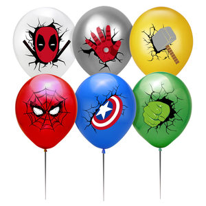 Bannière Joyeux Anniversaire <span class=keywords><strong>Super</strong></span> Héros avec Ballons Confettis Colorés pour Décorations de Fête d'Anniversaire Garçon, Ensemble de Décoration de Fête Thème Dessin Animé - Product Image 6