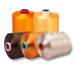 Factory Direct Supply FDY DTY 50 75 150 300 Denier 100% Polyester Yarn For Garment Materials