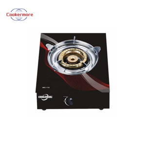 Brûleur unique avec cuisinière à gaz bon marché en verre trempé portable et facile à transporter pour les voyages et l'utilisation de camping-car cuisinière à gaz à économie de gaz - Product Image 1