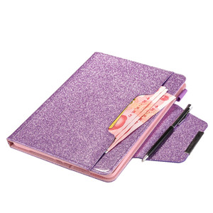 Custodia a portafoglio in pelle sintetica glitterata per <span class=keywords><strong>iPad</strong></span> da 10.2 pollici 2019 2020 <span class=keywords><strong>2021</strong></span> custodia universale - Product Image 2