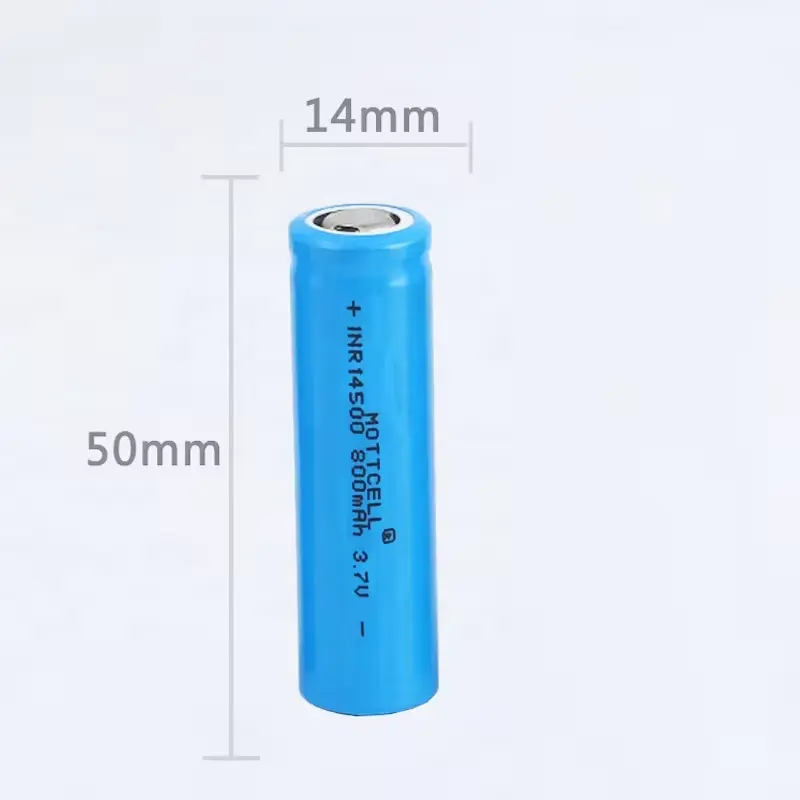 AA kích thước 3.2V lithium-sắt Phosphate pin 14500 600mAh 500mAh LiFePO4 pin có thể sạc lại 2900mwh
