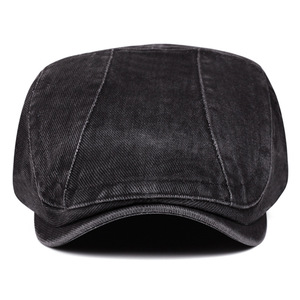 Mũ lưỡi trai vải bố kiểu Anh chất lượng cao, may đo theo yêu cầu, dành cho nam và nữ, kiểu dáng retro, phong cách Ivy - Product Image 2