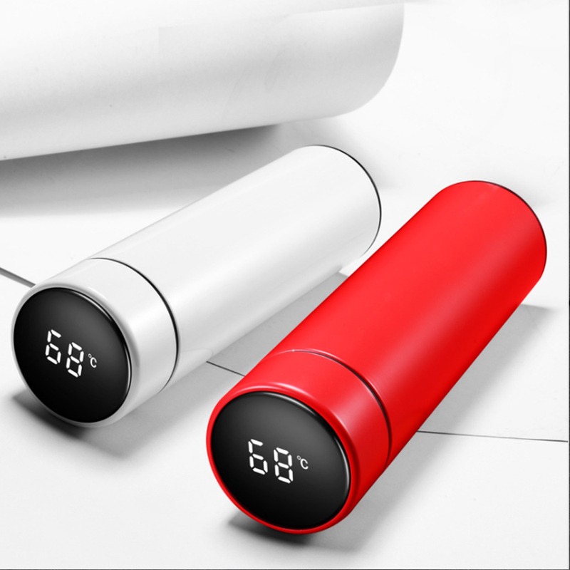 500ml Matte Black Double Wall Intelligent