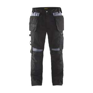 BLAKLADER - 155518609994D120 Craftsman <b>trousers</b> <b>Black</b>/Grey - EAN 7330509591116 WORK <b>TROUSERS</b> <b>CARGO</b> WORK <b>TROUSERS</b> - Product Image 1
