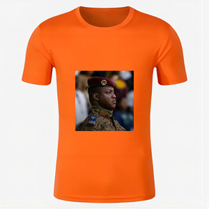 Wholesale Custom 2025 Burkina Faso Presidential Campaign T-Shirts Polyester Sublimation Print Fast Delivery - Product Image 2