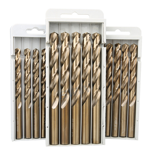 Foret droit M35 HSS-Co 5% Titane 6 mm 12 mm pour perçage de trous dans le métal, mini-foret HSS, jeu de forets - Product Image 1
