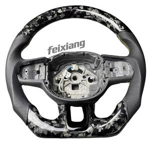 Modification du volant pour <span class=keywords><strong>Volvo</strong></span> <span class=keywords><strong>XC</strong></span> <span class=keywords><strong>40</strong></span> Xc60 S60 Xc90 S90, volant en fibre de carbone forgé avec couleur de rayures personnalisable - Product Image 3