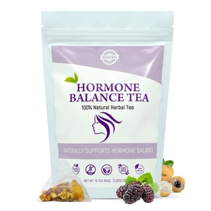 Té de Hierbas Naturales Chinaherbs para el Equilibrio Hormonal, 8g*10 Bolsitas, Ginseng Rojo, Fructus Lycii, Apoyo Emocional Personalizado, Té para la Menopausia - Product Image 1