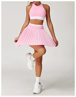 Ensemble de jupes de tennis pour femmes de haute qualité, vêtements de sport pour femmes, vêtements de tennis, jupes de tennis personnalisées à séchage rapide, vêtements de gym