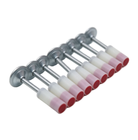 Clou de construction en acier intégré à tige lisse, clou de fixation monobloc, tête plate de 1 pouce pour fixation murale