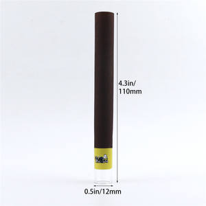 Punta de filtro de vidrio de 12 mm con papel de cigarrillos de combustión lenta, fácil de rellenar, para fumar tabaco enrollado - Product Image 6