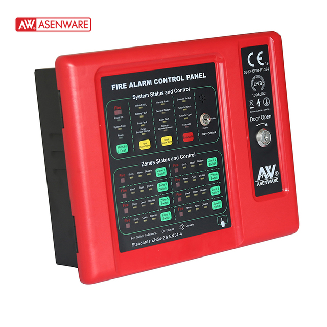 Conventional 8 Zone Fire Alarm Control System/Fire Fighting System Control Panel/Alarm Controller