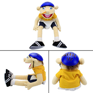 Venta caliente dibujos animados divertido boca abierta niño niña marioneta de mano niños regalo <span class=keywords><strong>Jeffy</strong></span> marioneta - Product Image 5