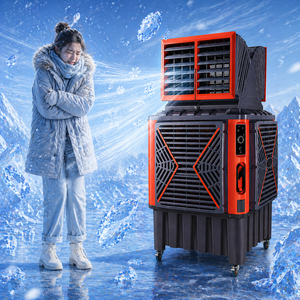 Ventilador Industrial Portátil de 2kw, Enfriador de Aire por Evaporación de 50000 Cmh para Gimnasio, Precio en Bangladesh, Aspas de Ventilador de 650mm - Product Image 1