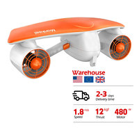 Skuter Listrik Bawah Air Mankeel W7 Tahan Air IP68 Kecepatan 0.8m/s Baterai 6000mAh Kedalaman Maksimum 50m