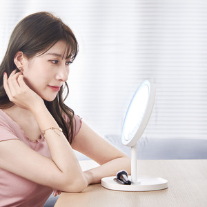 Led iluminado mesa de <span class=keywords><strong>tocador</strong></span> maquillaje <span class=keywords><strong>Hollywood</strong></span> <span class=keywords><strong>espejo</strong></span> color blanco para chica vanidad cosméticos - Product Image 5