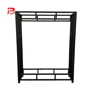 Top Quality Black Display Stand Wedding Dress Display For Bridal Garment Shop Hanging Rack