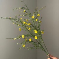 Fleurs artificielles de camomille en gros, tiges de marguerites artificielles de haute qualité, décoration intérieure, arrangement de jardin