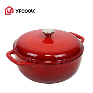 6QT — poignées latérales pour la cuisson, produit <span class=keywords><strong>en</strong></span> céramique antiadhésif, four <span class=keywords><strong>en</strong></span> <span class=keywords><strong>fonte</strong></span> robuste/revêtement émaillé, idéal pour le four néerlandais - Product Image 6