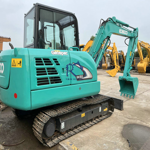 Vente à chaud KOBELCO SK60 Mini pelle sur chenilles Haute qualité 6 tonnes Petite pelle d'occasion à vendre - Product Image 2