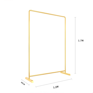 Specchio titanio acciaio inox <span class=keywords><strong>tubo</strong></span> tondo atterraggio medio isola Rack di esposizione appendiabiti negozio appendiabiti - Product Image 3