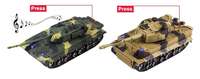 Juego de 2 Tanques de Combate Militares a Control Remoto para Niños - Incluye Sonidos del Ejército, Luces Delanteras y Baterías