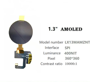 400Nits 1,3 Zoll rundes AMOLED LCD-Panel SPI 360*360 Smart Watch Vollfarb-<span class=keywords><strong>OLED</strong></span>-<span class=keywords><strong>Display</strong></span> - Product Image 2