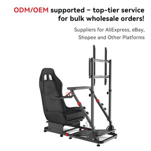 GY085 Siège de jeu <span class=keywords><strong>personnalisable</strong></span> Station de jeu de cockpit avec sièges baquets Sièges de simulateur de course Sim pour divertissement VR de haute technologie - Product Image 4