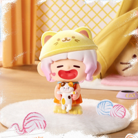 Série Laitière Lanlan Home : Figurines PVC de Collection, Boîte Mystère, Cadeau Surprise, Figurines d'Animaux Mignons de Haute Qualité à l'Échelle