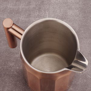 1L Diseño de moda SS 304 Cafetera de prensa francesa Accesorios de café Bloquean eficazmente la temperatura Café más <span class=keywords><strong>suave</strong></span> en casa - Product Image 4