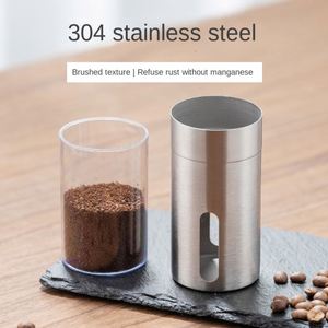 โรงงานผลิตเครื่องบดเมล็ดกาแฟแบบมือหมุน สแตนเลส 304 ดีไซน์ทันสมัย - Product Image 3