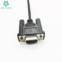 Personalizado RS232 DB9/15/25 macho hembra a 8P8C RJ45 Y Splitter Cable DB9 Cable RS232 9 Pin Cable