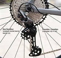 Vélo de montagne en fibre de carbone 29 pouces 12 vitesses Frein à disque hydraulique Fourche rigide VTT XC Axe traversant Boost VTT confortable