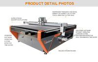 1530 Machine de découpe CNC à couteau oscillant Machine de routeur CNC personnalisée avec caméra CCD