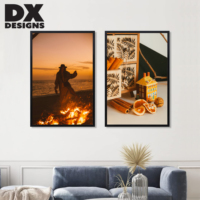 Cadre photo mural décoratif en plastique ABS noir DX Designs 11x14 12x18 16x20 18x24 24x36 pouces - Cadre photo pour affiche