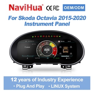 Navihua New Arrival <b>Car</b> <b>Digital</b> Cluster Linux System <b>for</b> Skoda Octavia 2015-2020 Carplay LCD Dashboard Auto <b>Speedometer</b> Cockpit - Product Image 1