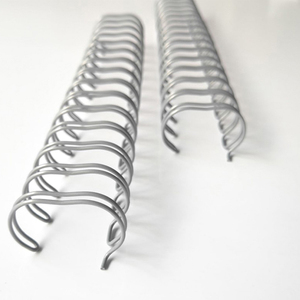 Kabel Pengikat Simpul Ganda Lapisan Abu-abu <span class=keywords><strong>2</strong></span>:1 Kabel Spiral Kumparan Wiro Mengikat Buku Logam - Product Image 4