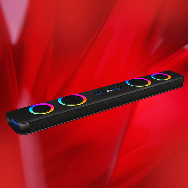 SOCOVEZ Manufacturer In-stock 2.1CH for Bluetooth Indoor Home Theatre Soundbar with Built-in Subwoofer for TV Model G68Pro-2