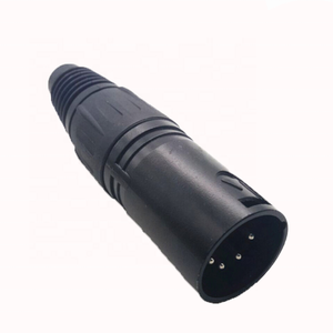 Conector macho XLR de 5 pines de alta calidad, conector de audio crast xlr, cannon connect - Product Image 1