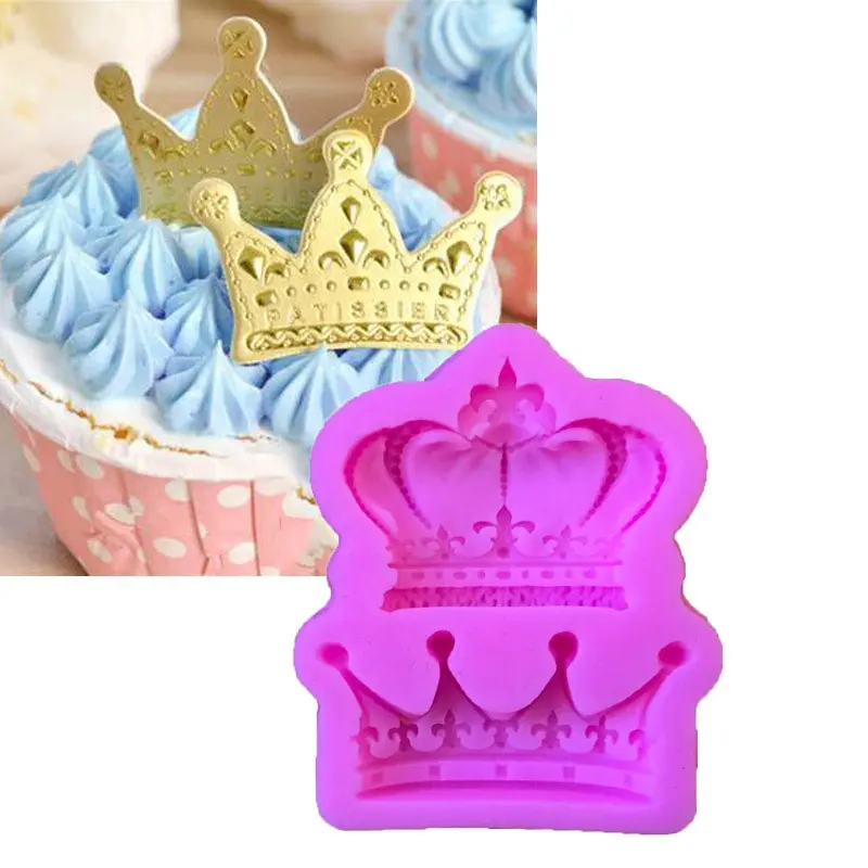 2 вида силиконовых форм в форме короны, форма для выпечки торта, льда, шоколада, кухни, обеденного бара, помадки, инструменты для украшения торта, форма для торта
