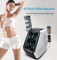 S Doppelgriff 6D Inner Ball Roller Körperformungsgerät Lymphdrainage Anti-Cellulite Hautstraffung Konturierungsgerät