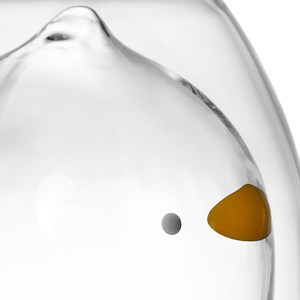 Tasse <span class=keywords><strong>à</strong></span> café personnel en <span class=keywords><strong>verre</strong></span> Double paroi, idées mignonnes et <span class=keywords><strong>à</strong></span> cardan pour cadeau d'<span class=keywords><strong>anniversaire</strong></span> (canard) - Product Image 6