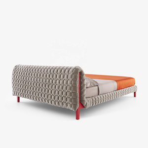 Offre Spéciale de chambre à coucher rembourrée Royal Lovely de haute qualité dernière maison contemporaine <span class=keywords><strong>Italia</strong></span> lit design de luxe moderne - Product Image 3