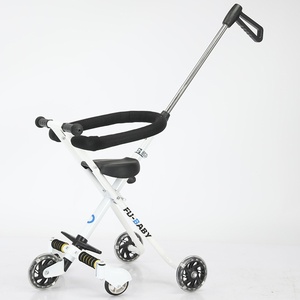 Poussette légère et portable à trois roues pour enfants, poussette magique simple pour la marche, adaptée à la rééducation thérapeutique - Product Image 4