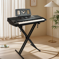 Wholesale 61-Key Portable LCD Display Double Pulley USB Electronic Organ Electronic Keyboard