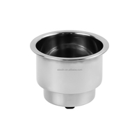 Accessoires de yacht au design moderne, best-seller, porte-gobelet en acier inoxydable pour bateau